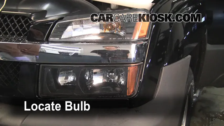 2005 Chevrolet Avalanche 1500 LS 5.3L V8 FlexFuel Éclairage Feu clignotant avant (remplacer l'ampoule)